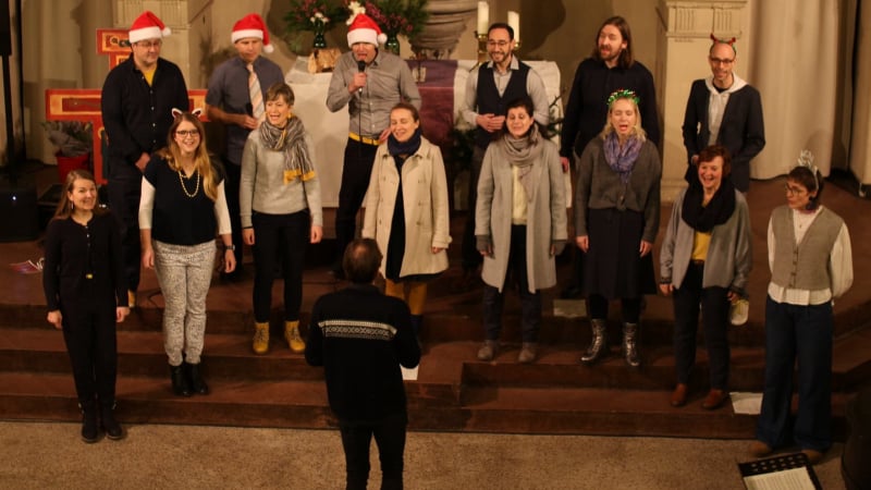 Weihnachtskonzert tonraumfünf10 im Stadtkloster Segen Berlin