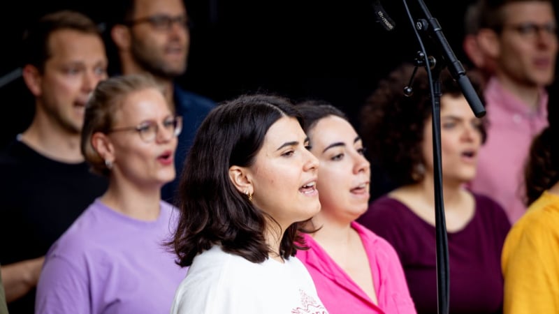connected II tonraumfünf10 mit den jazzvocals im Luftschloss auf dem Tempelhofer Feld