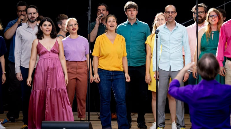connected II tonraumfünf10 mit den jazzvocals im Luftschloss auf dem Tempelhofer Feld